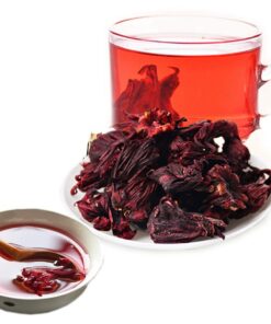 HELLOYOUNG Chinesischer Kräutertee Hibiskustee Roselle-Tee Mit Kandiszucker Und Honig Aromatisierter Tee Süß-Sauer Regt Den Appetit An Wirkt Kühlend Auf Heißes Grünes Getränk Roselle-Tee (50g)