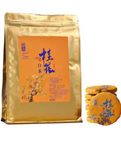 Prämie Chinesischer Osmanthus Weißer Tee Kleine Kuchen 250g - Fuding Alter Weißer Tee Exquisit und Klein
