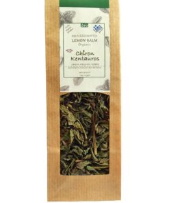 Griechische Bio-Kräuter-Melissen-/Zitronenmelisseblätter vom Berg Pelion Griechenland – GVO-/Koffeinfrei, 10 g