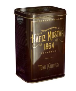 Hafiz Mustafa 1864 Istanbul, Türkischer Kaffee, feinste gemahlene, authentische, gemahlene und mittel geröstete Arabica-Bohnen, Tablett-Geschenkideen für Geburtstag, Weihnachten