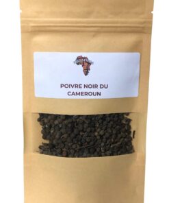 Schwarzer Pfeffer aus Kamerun – Ganze Pfefferkörner für die Küche – 25 g