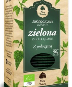 Grüner Tee mit Brennnessel BIO (25 x 2 g) - DARY NATURY