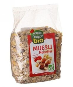 Erde und Getreide, Müsli, Haselnüsse, Bio, 1 kg