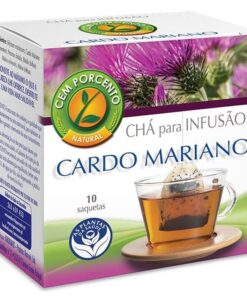 Cem Porcento - Cardo Mariano/Mariendistel (Silybum marianum L.) - 10 Teebeutel x 8 = 80 Teebeutel