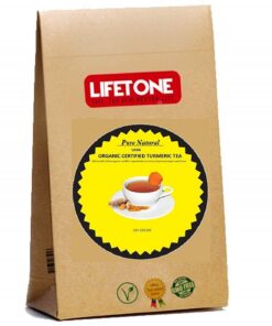 lifetone the tea for better life, Kurkuma-Tee | Hohe Curcuminmenge aus Tropic | 50 Tassen 100 Gramm loser Tee