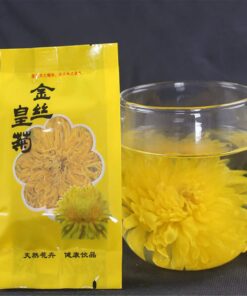 Chinesischer Spezialitäten-Kräutertee Bio-Goldene Seide Große Chrysantheme Neuer Dufttee Gesundheitspflege-Blumen-Tee Erstklassige gesunde grüne Lebensmittel (100pcs)