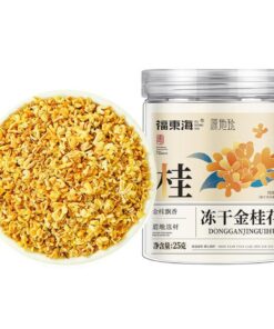 Premium Gefriergetrockneter Osmanthus Tee 25g Frischer Osmanthus Fragrans Kräutertee Natürlich Ohne Zusatzstoffe