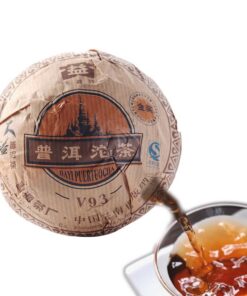 Premium Reif Puer Pu Erh Tuo Cha V93 * 2007 250g Yunnan MengHai Tee Dayi Tee