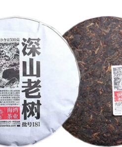 Charge 181 Premium Reife Pu-Erh-Teekuchen Haiwan 2018 Shen Shan Lao Shu 500g