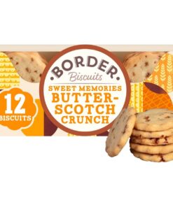 Border Biscuits – Sweet Memories Butterscotch Crunch – 12 x 135 g Set von MYPURECORE