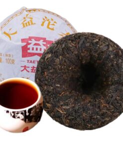 Yunnan Schwarzer Tee 100g Chinesischer natürlicher Puerh Tee Premium Reifer Puer Tee Grünes Essen (1pc)