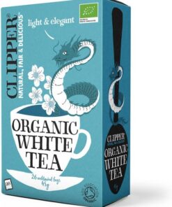 CLIPPER TEA - BIO - Weißer Tee - 50g (26 ungebleichte Teebeutel)