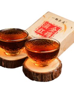 Chinesischer reifer Tee des schwarzen Tees 250g (0.55LB) Yunnan Dian Hong Goldener Knospen-Ziegelstein-Tee Gekochter Tee Gesundheitswesen-neuer Tee Gesunder roter Tee Grüne Nahrung