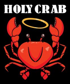 Holy Crab: Seafood Notebook to Write in, 6x9, Lined, 120 Pages Journal