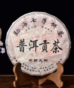 Yunnan Pu-Erh-Schwarztee-Gesundheitsvorteile Pu'er gekochter Tee-Kuchen-Tribute-Tee 357g