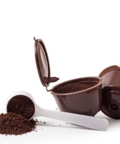 6 KAPSELN FÜR KAFFEE RECARGABLES REUSABLE NACHFÜLLBARE DOLCE GUSTO + Kaffeelöffel