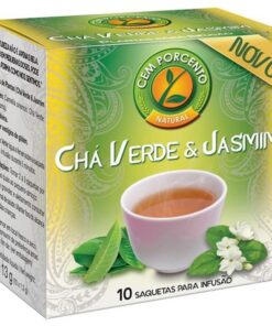 Cem Porcento - Green tea Jasmine/Grüner Tee Jasmin - 10 Teebeutel x 8 = 80 Teebeutel