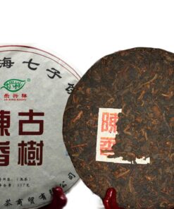 357g Hochwertiger Pu'er-Tee natürlicher alter Baum gekochter Tee großer Blatt-Schwarztee