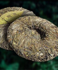 HELLOYOUNG 400g Original Chinesischer PuErh Tee Von Alten Bäumen PuErh Tee Grüner Tea Sheng Cha PuErh-Tee Grüner Tee Tee Aus Alten Bäumen Roher Tee Mit Dem Duft Der Zeit Loser PuErh-Tea