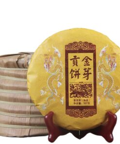 Kaiserlicher Tribut Goldener Kuchen Pu 'e Reifer Tee Aus Der Xishuangbanna Teeregion, Yunnan, Rein Gereifter Geschmack 357g
