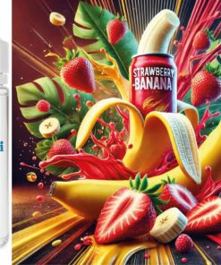 Energy Drink Banana Strawberry Aroma Konzentrat - Vegan - Sasami - 100ml