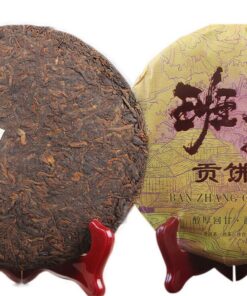 Pu'er Reifer Tee Goldene Knospe Lao Ban Zhang Pu'er Alter Baum Pu'er Tee Kuchen 357g