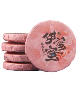 Fermentierter Schwarztee Mit Rosenblütengeschmack Für Die Gesundheit 500g / 17,64oz - Yunnan Kleiner Teekuchen - Geschmackstee