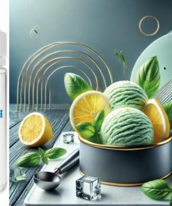 Zitrone Basilikum Eiscreme Eis Aroma Konzentrat - Vegan - Sasami - 100ml