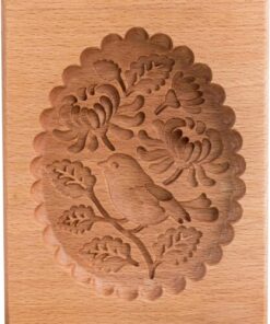 Generisch 2026 Geschnitzte Holzform für Mürbeteig Lebkuchen Kekse mit detailreicher Himbeermotiv Dekoration (As Shown, One Size)