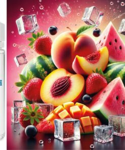 Frozen Fruit Trio - Pfirsich-Erdbeere-Wassermelone Ice Aroma Konzentrat - Vegan - Sasami - 100ml