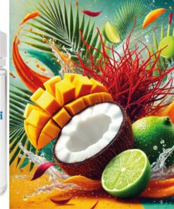 Mango-Saffron Fusion - Safran, Mango, Kokos & Limette Aroma Konzentrat - Vegan - Sasami - 10ml