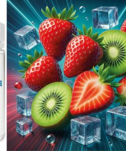 Frosted Kiwi Strawberry - Erdbeere & Kiwi Ice Aroma Konzentrat - Vegan - Sasami - 100ml