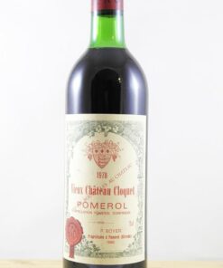 Vieux Château Cloquet Flasche Wein Jahrgang 1978
