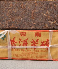 500g (5pcs * 100g) Chinesischer natürlicher Tee natürlicher Pu Erh schwarzer Tee-Kuchen Puer-Tee-Ziegel-Grün-Nahrung