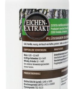 Aromhuset Oak Extrakt 280 ml – Natürliches Eichenextrakt aus amerikanischer Eiche – Industriegröße für Wein, Spirituosen & Getränke – Hochkonzentriert