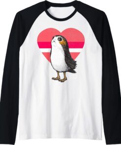 Star Wars Porg Love Raglan Baseball Tee