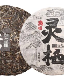 Alter roher Puer Tee Kuchen 400gOld Comrade Liang Pin Ling Qi Shen Puer Tee