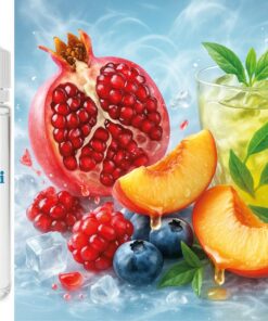 Crimson Breeze - Granatapfel Pfirsich grüner Tee Ice Aroma Konzentrat - Vegan - Sasami - 10ml