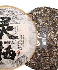 Top Roher Puer-Tee-Kuchen Haiwan Die Versammlung des Pflanzengeistes Shen Puerh-Tee 400g