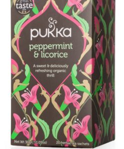Pure Sure Organic Herbal Infusion Peppermint Liquorice Tea 20 Tea Bags
