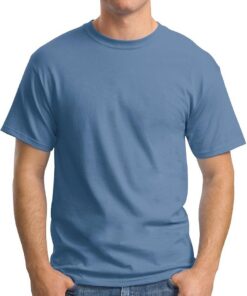 HN 5.2 OZ COMFORTSOFT TEE (DENIM BLAU) (2XL)