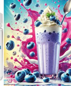 Milchshake Blaubeere - Heidelbeere Aroma Konzentrat - Vegan - Sasami - 100ml