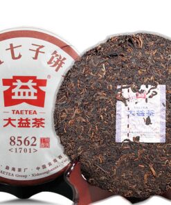 Pu-erh 1701 MengHai Dayi Reifer Puer Tee 357g Kuchen Gepresster Tee 8562 Tee