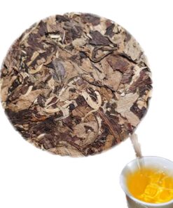 357g Yunnan Bio Weißer Tee Handgefertigte Graphitgepresste Alte Weiße Teekuchen