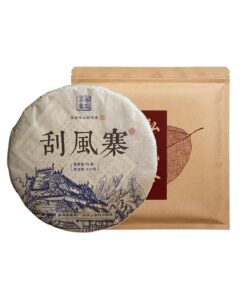 Premium Yunnan Yiwu Pu-erh Teekuchen 357g „Guafeng Zhai“ Roher Pu'er Tee, überfließender Teeduft