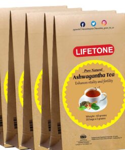 lifetone the tea for better life, ASHWAGANDHA Wurzeltee | Der Mood Booster | Bio Tee geschnitten | 100 Teebeutel 200 g