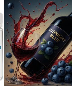 Midnight Blue - Rotwein & Heidelbeere Aroma Konzentrat - Vegan - Sasami - 100ml