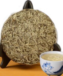 300g Weißer Tee Kuchen Chinesisch Fuding Alter natürlicher Weißer Tee Bio Silver Needle