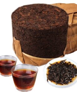 Chinesischer Pu Erh Tee 3000g (6.6LB) Reifer Puer Tee Schwarzer Tee Drachensäulentee Gekochter Tee Alte Bäume Pu Erh Tee Gesundheitswesen Pu Er Tee