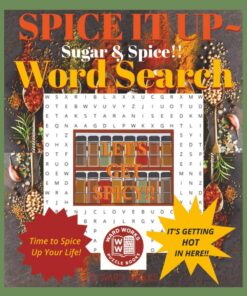 Sugar & Spice Word Search Puzzle Book | Seniors, Adults, Teens | Fun for the Whole Family | Improve Focus while Having FUN!!!